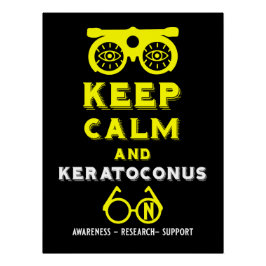 Pôster Suporte E Consciência De Keratoconus