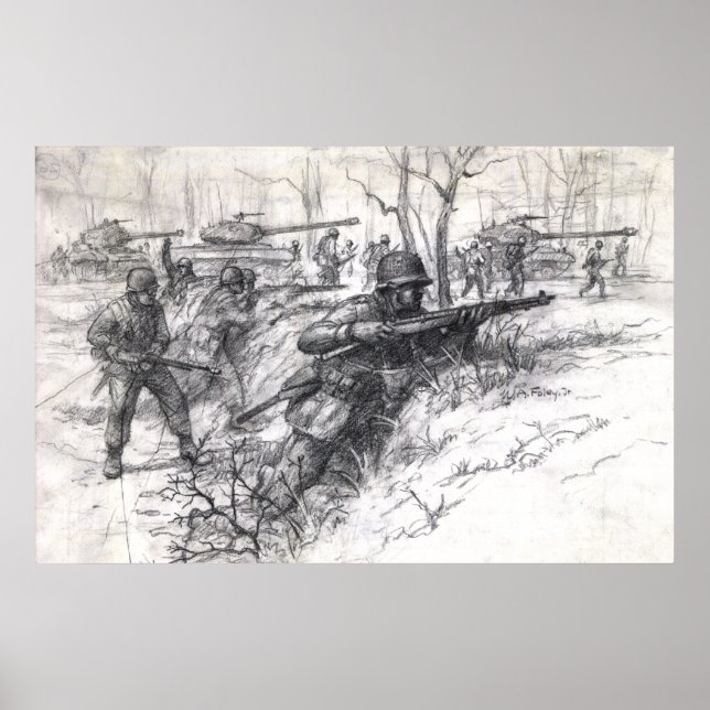 Pôster Suporte em Branco (Frente)