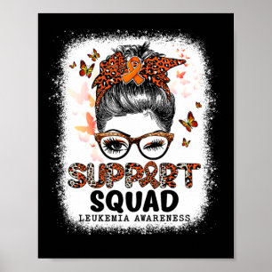 Poster Suporte Esquadrão Mensagem Borboleta Laranja Fita 