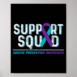Poster Suporte Esquadrão Suporte Fita de Conscientização