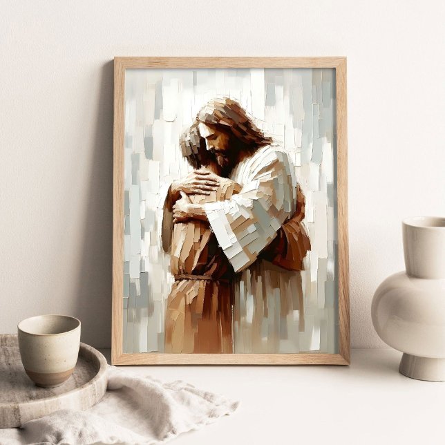Poster Suporte Interminável, Arte Cristã Digital, Jesus (Criador carregado)