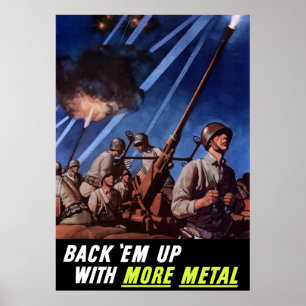 Poster Suporte-os acima com mais metal