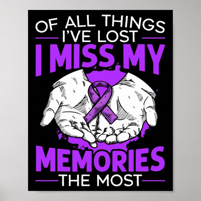 Poster Suporte para demência de conscientização (Frente)