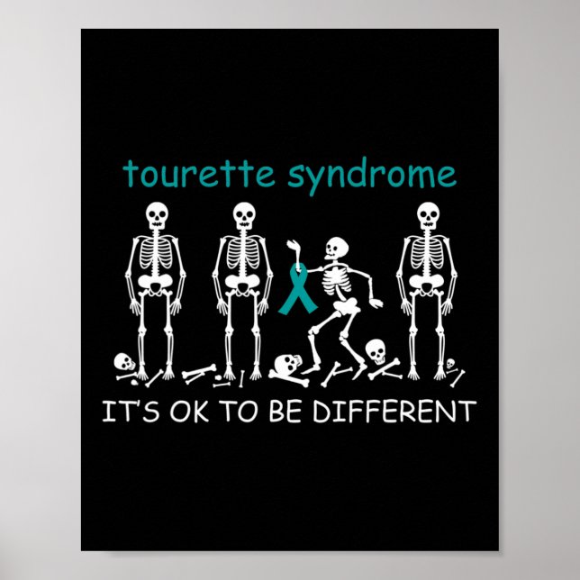 Poster Suporte Para Síndrome De Tourette (Frente)