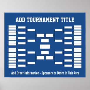 Poster Suporte para torneio desportivo - equipes Blue 32