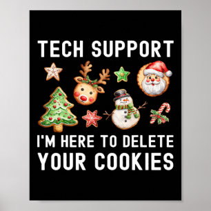 Poster Suporte Técnico De Natal Aqui Para Eliminar O Xmas