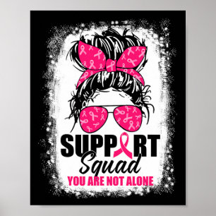 Poster Suportem o Cancer de Mama do Guerreiro de Bun Sad