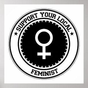Poster Suportem Sua Feminista Local