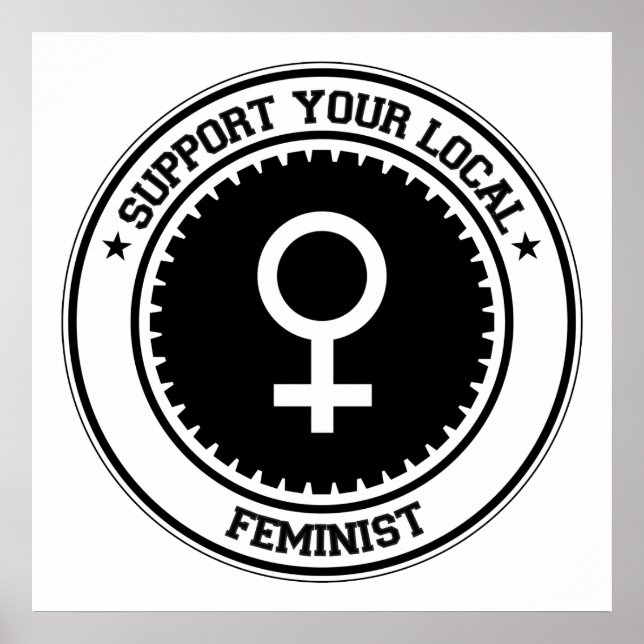 Poster Suportem Sua Feminista Local (Frente)