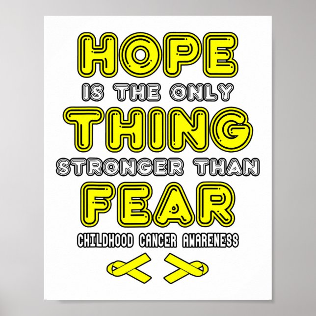 Poster Support Childhood Cancer Awareness 3  (Frente)