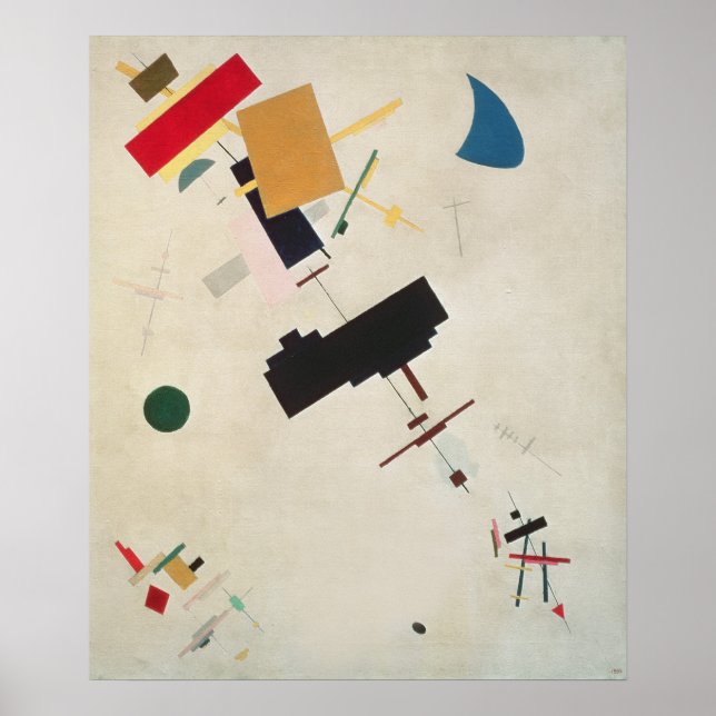 Poster Suprematist Composition No.56, 1936 (Frente)