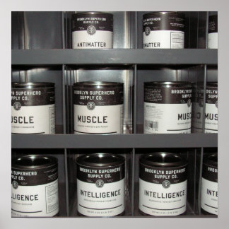 Pôster Suprimentos de Super-Herói