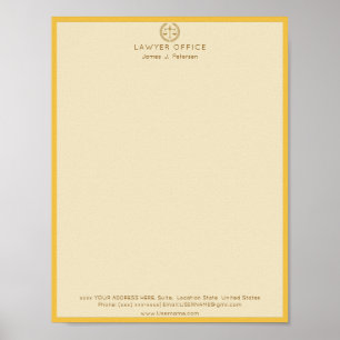 Poster Suprimentos Empresariais para Advogados Escritório