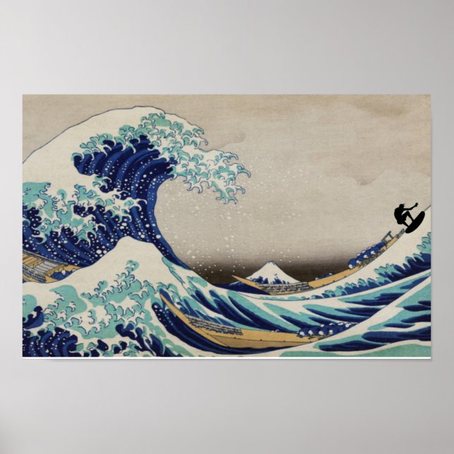 Poster Surf da onda do Excelente (Frente)