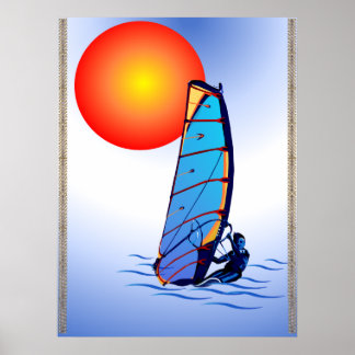 Pôster Surf de vento