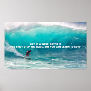 POSTER SURF QUOTE