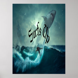 Poster Surf Vintage California