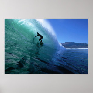 Poster Surfando o tubo