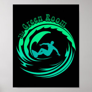 Poster Surfando onda Rrel Tubulação Costa Oeste Socal Nor