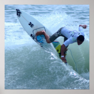 Pôster Surfar de Rican da costela