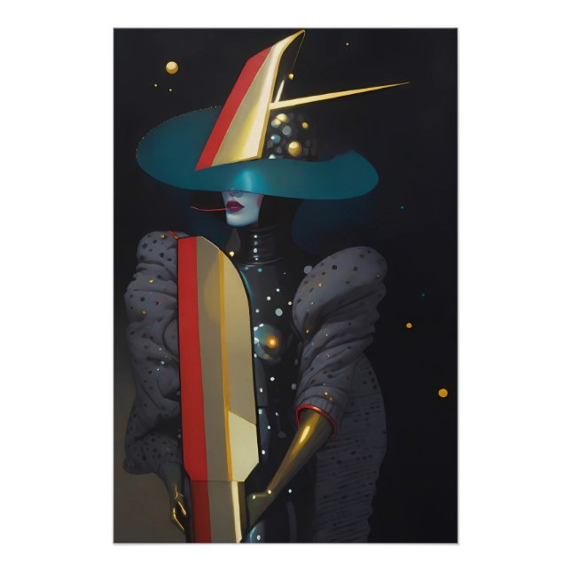 Pôster Surfar na Bruxa Astro (Frente)