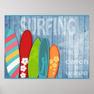 Poster surfboards