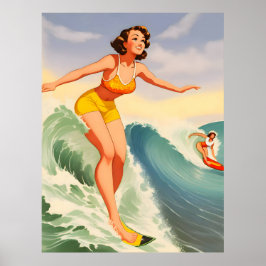 Poster Surfer Girls