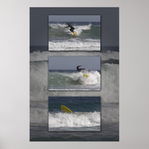 Pôster Surfer Triptych