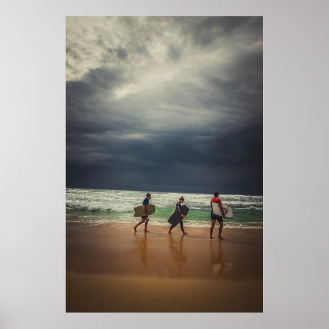 Poster Surfistas Retro 2. (Frente)