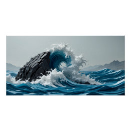 Pôster Surge de Tempestade em Papel