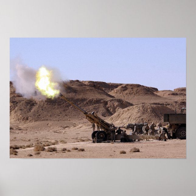 Poster Surgem chamas e fumos do focinho (Frente)