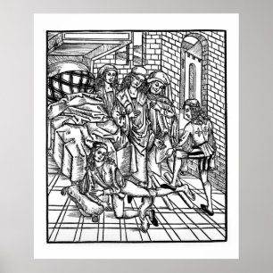 Pôster Surgeon directs as an assistant breaks and resets