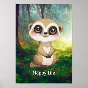 Poster Suricata Fofa