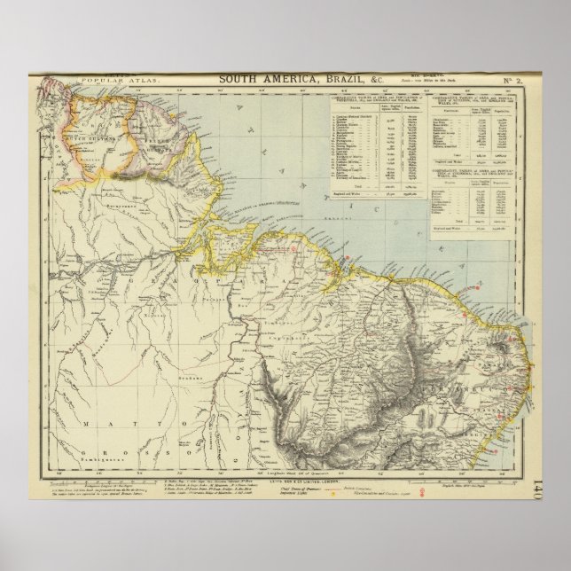 Pôster Suriname e Brasil (Frente)
