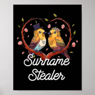 Poster Surname Stealer Groom Pun Husband Para Ser Piada W