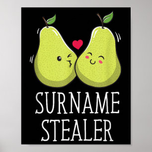 Poster Surname Stealer Groom Pun Husband Para Ser Piada W