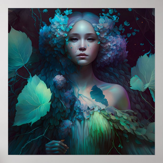 Poster Surreal Fantasy Hidden Garden Fairy (Frente)