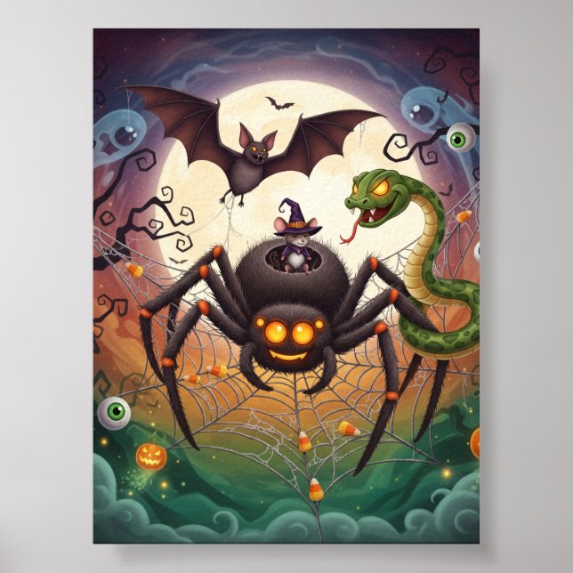 Poster Surreal Halloween (Frente)
