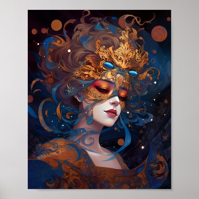 Poster Surreal Lady Fantasy Art (Frente)