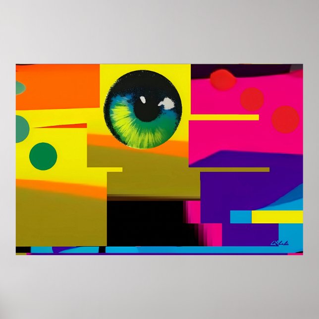 Poster Surrealismo do Sal Digital Ken Gage (Frente)