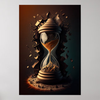 Poster Surrealistic Hourglass #2