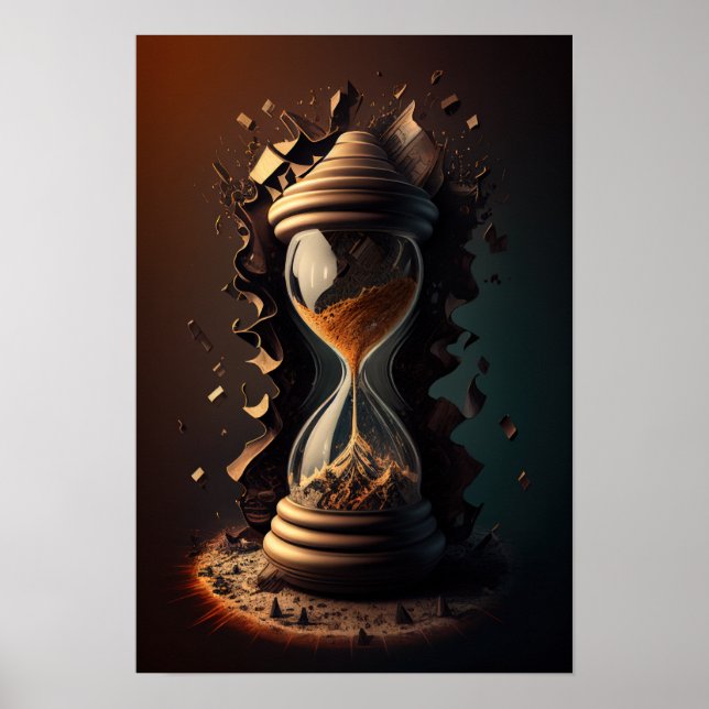 Poster Surrealistic Hourglass #2 (Frente)