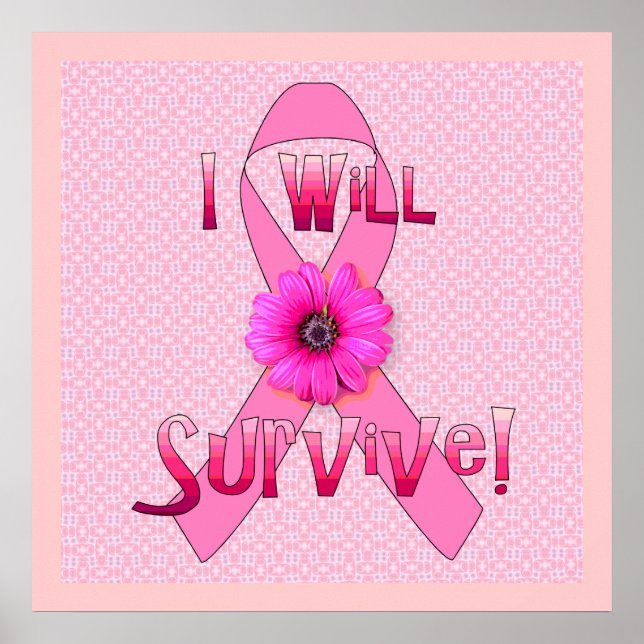 Poster Survive Breast Cancer (Frente)
