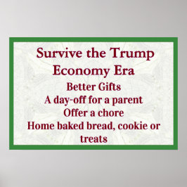 Poster Survive Trump Economy Better Gifts