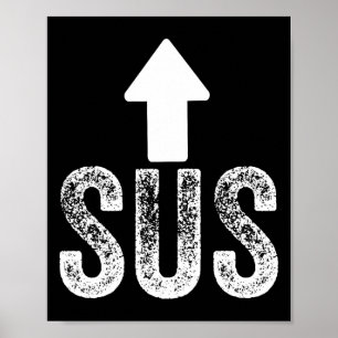 Poster Sus Game Idk Bro Bruh Meme Engraçado Video Gamer 1