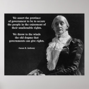 Poster Susan B. Anthony Citação