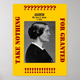 Pôster Susan B Anthony nos lembra