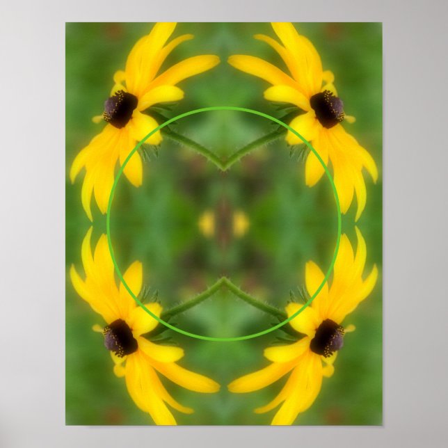 Poster Susan Daisy de olhos negros Cria sua própria foto (Frente)