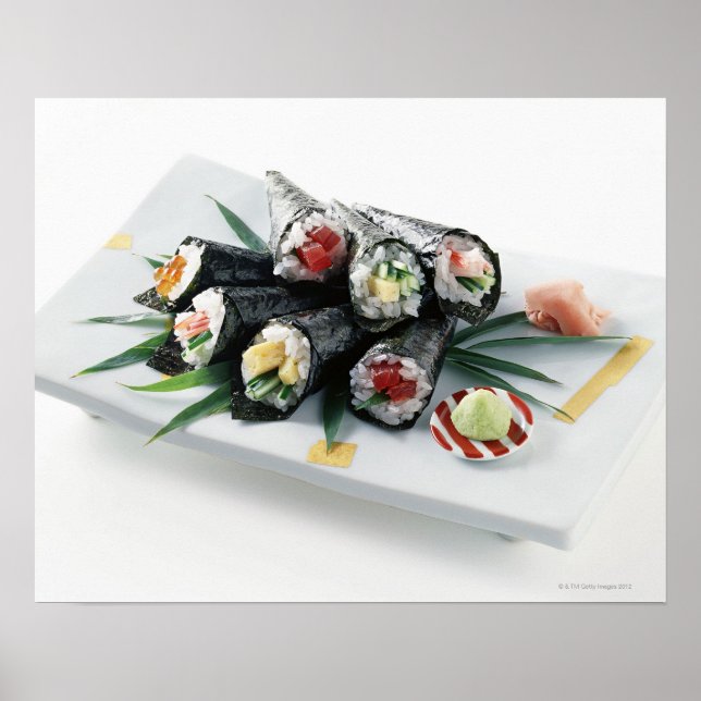 Pôster Sushi (Frente)
