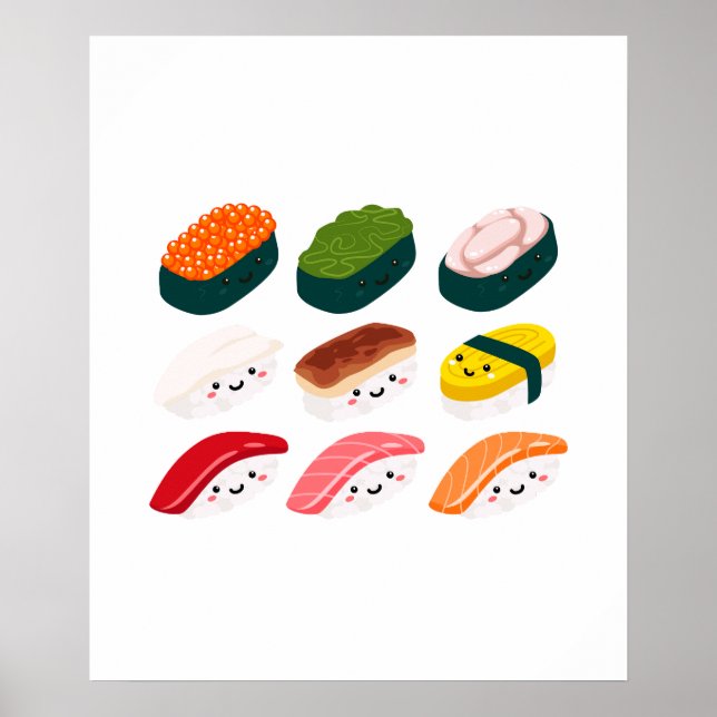 Poster Sushi (Frente)